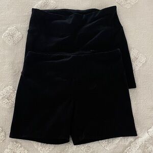 Jockey Women's Black Bike Shorts x2